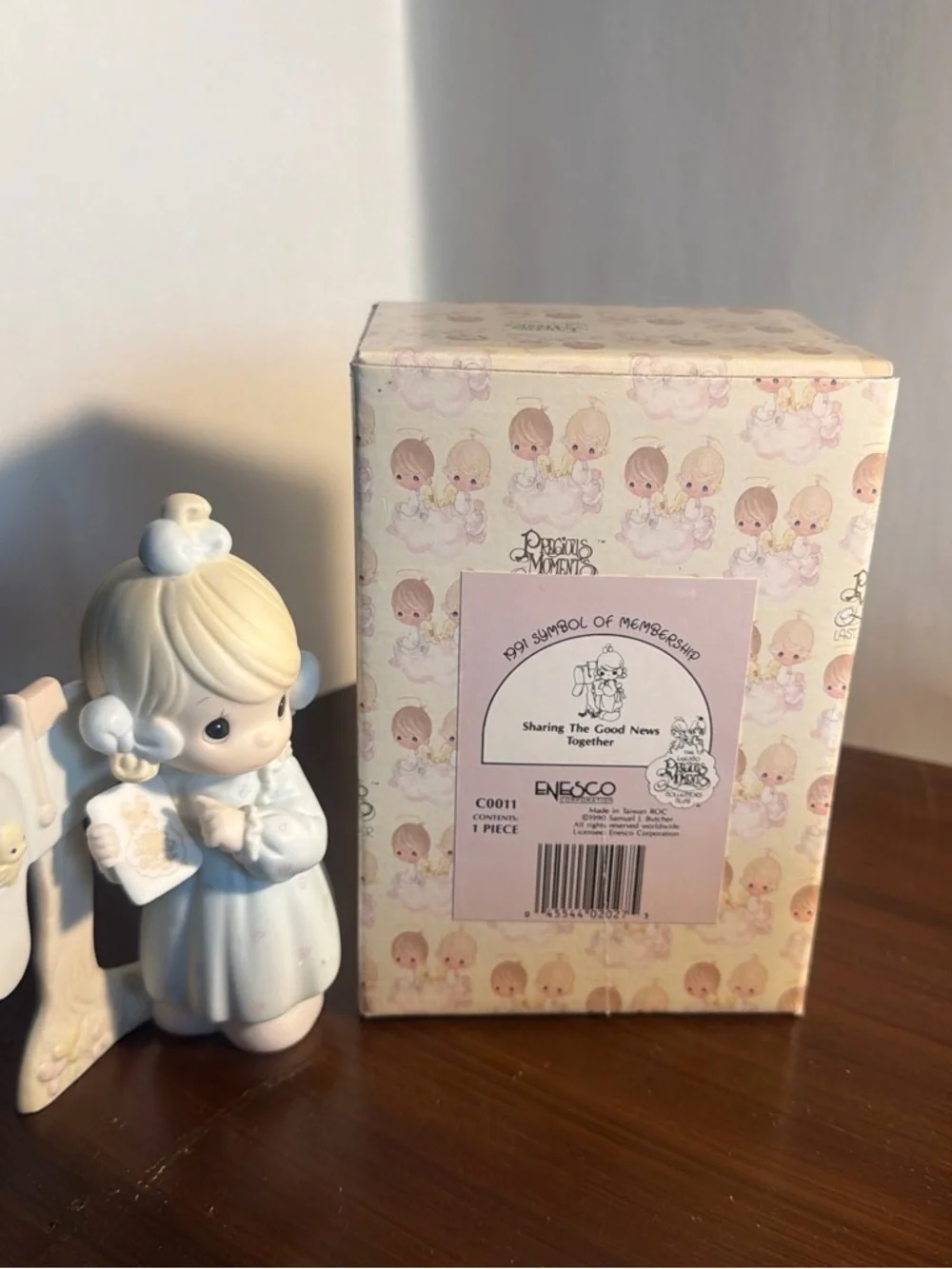 Precious Moments Figurine “ sharing the good news together”